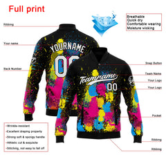 Personalisiert Benutzerdefiniert Jacke Anpassen Ihr Teamname, Logo und Nummer