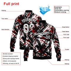 Personalisiert Benutzerdefiniert Jacke Anpassen Ihr Teamname, Logo und Nummer