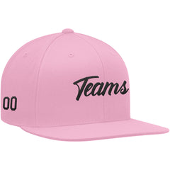 Benutzerdefinierte Authentizität Hut Rosa- Schwarz