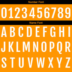 Kundenspezifisches Basketball Fußball Fußball Schießen langes T-Shirt für Erwachsene und Kinder Stern-Orange