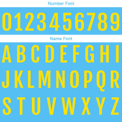 Kundenspezifisches Basketball Fußball Fußball Schießen langes T-Shirt für Erwachsene und Kinder Streifen-Hellblau