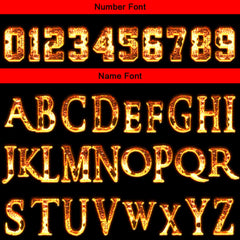 Benutzerdefinierter Flame Basketballanzug für Erwachsene und Kinder Personalisiertes Trikot