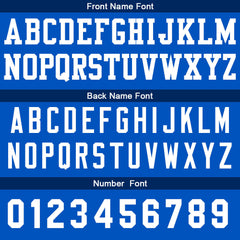 Benutzerdefinierte Basketball Jersey personalisiert genäht Name&Number&Logo Royal&Marine