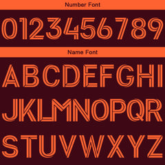 Benutzerdefinierte Fußballuniform Jersey Kinder Erwachsene Personalisiertes Set Jersey Shirt Weinrot