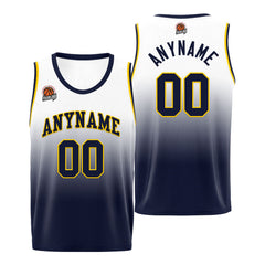 Benutzerdefinierte Basketball Jersey personalisiert genäht Name&Number&Logo Marine&Gelb