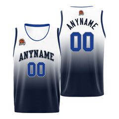 Benutzerdefinierte Basketball Jersey personalisiert genäht Name&Number&Logo Royal&Marine