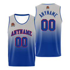 Benutzerdefinierte Basketball Jersey personalisiert genäht Name&Number&Logo Rot&Royal