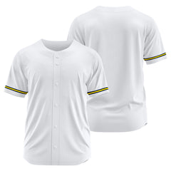 Benutzerdefinierte Authentisch Baseball-Trikot Weiss Netz