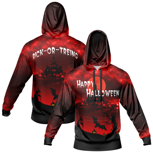 Benutzerdefinierter personalisierter Halloween-Hoodie für Halloween-Langarm-Sweatshirts für Erwachsene und Kinder, leichte, lässige Pullover-Oberteile