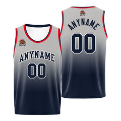 Benutzerdefinierte Basketball Jersey personalisiert genäht Name&Number&Logo Marine&Rot