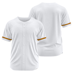 Benutzerdefinierte Authentisch Baseball-Trikot Weiss Netz