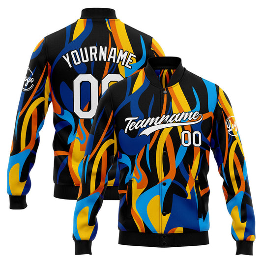 Personalisiert Benutzerdefiniert Jacke Anpassen Ihr Teamname, Logo und Nummer