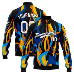 Personalisiert Benutzerdefiniert Jacke Anpassen Ihr Teamname, Logo und Nummer