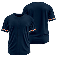 Benutzerdefinierte Authentisch Baseball-Trikot Marine Netz