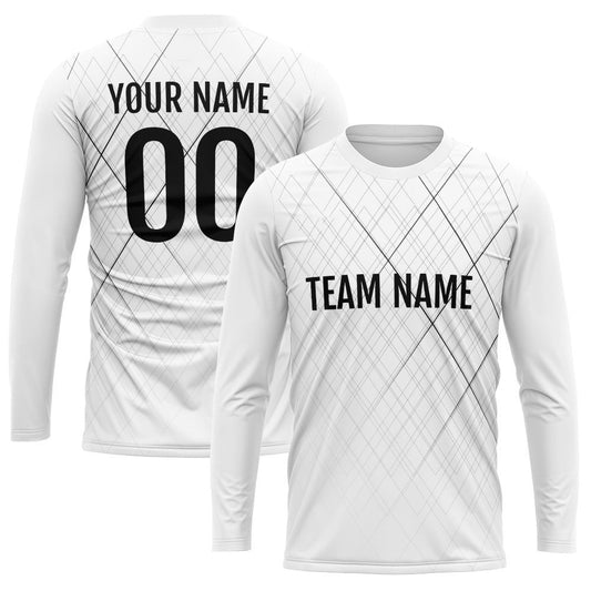 Kundenspezifisches Basketball Fußball Fußball Schießen langes T-Shirt für Erwachsene und Kinder Weiß