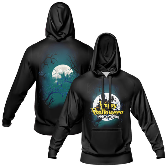 Benutzerdefinierter personalisierter Halloween-Hoodie für Halloween-Langarm-Sweatshirts für Erwachsene und Kinder, leichte, lässige Pullover-Oberteile