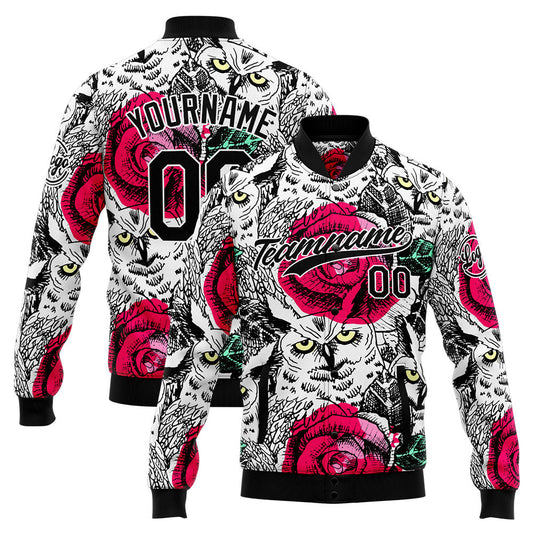 Personalisiert Benutzerdefiniert Jacke Anpassen Ihr Teamname, Logo und Nummer