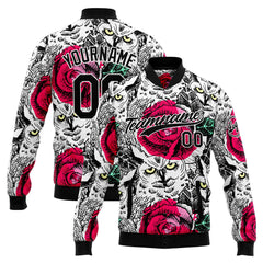 Personalisiert Benutzerdefiniert Jacke Anpassen Ihr Teamname, Logo und Nummer