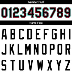 Benutzerdefinierte Authentisch Basketball Trikot Weiß-Blaugrün-Schwarz-Rot