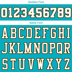 Benutzerdefinierte Authentisch Basketball Trikot Blaugrün-Weiß-Schwarz