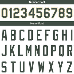 Benutzerdefinierte Authentisch Basketball Trikot Weiß-Grün-Creme