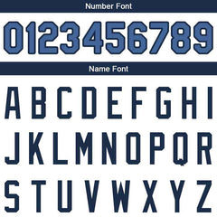 Benutzerdefinierte Authentisch Basketball Trikot Weiß-Marine