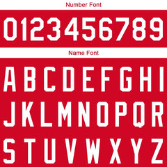 Benutzerdefinierte Authentisch Basketball Trikot Rot-Weiß-Schwarz