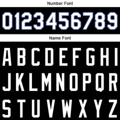 Benutzerdefinierte Authentisch Basketball Trikot Schwarz-Weiß-Grau- königlich