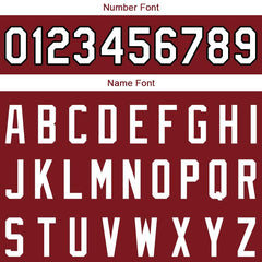 Benutzerdefinierte Authentisch Basketball Trikot Rot-Weiß-Schwarz