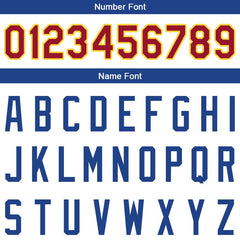 Benutzerdefinierte Authentisch Basketball Trikot Weiß-Blau-Rot-Gelb