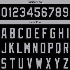 Benutzerdefinierte Authentisch Basketball Trikot Schwarz-Neongrün-Grau