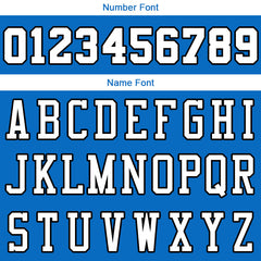 Benutzerdefinierte Authentisch Basketball Trikot Blau-Weiß-Schwarz