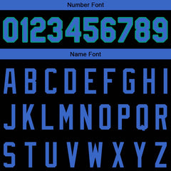 Benutzerdefinierte Authentisch Basketball Trikot Schwarz-Blau-Blaugrün