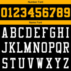 Benutzerdefinierte Authentisch Basketball Trikot Schwarz Gelb