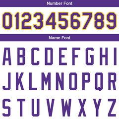 Benutzerdefinierte Authentisch Basketball Trikot Weiß-Gelb-Lila