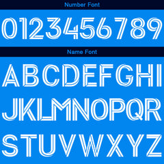 Benutzerdefinierte Fußballuniform Jersey Kinder Erwachsene Personalisiertes Set Jersey Shirt Blau