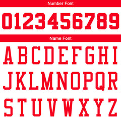 Benutzerdefinierte Authentisch Basketball Trikot Weiß-Rot- königlich