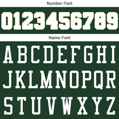 Benutzerdefinierte Authentisch Basketball Trikot Grün-Creme-Weiß