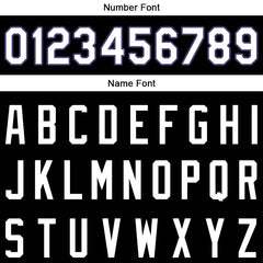 Benutzerdefinierte Authentisch Basketball Trikot Schwarz-Weiß-Grau-Lila