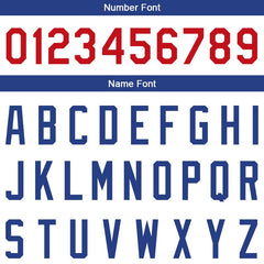 Benutzerdefinierte Authentisch Basketball Trikot Weiß- Königlich- Rot