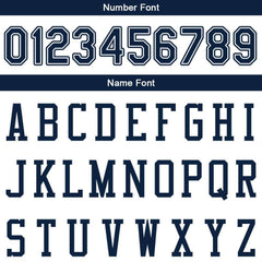 Benutzerdefinierte Authentisch Sweatshirt-Kapuzenpulli Weiß-Marine