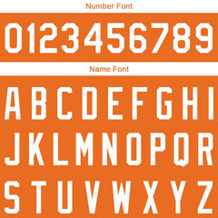 Benutzerdefinierte Authentisch Basketball Trikot Orange-Weiß-Lila