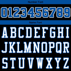 Benutzerdefinierte Authentisch Basketball Trikot Schwarz- Weiß- königlich