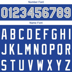 Benutzerdefinierte Authentisch Basketball Trikot Königlich- Weiß-Marine