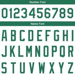 Benutzerdefinierte Authentisch Basketball Trikot Weiß-Kelly Grün