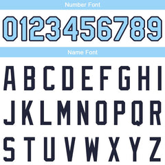 Benutzerdefinierte Authentisch Basketball Trikot Weiß-Hellblau-Marine