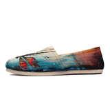 Tröpfelnde Libellenträume: Künstlerische Leinwand-Schuhe mit bequemer EVA-Sohle für Männer und Frauen
