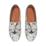 Japanischer Tintenstil Schmetterling Leinwand-Schuhe, bequeme EVA-Sohle für Männer und Frauen