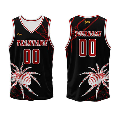Benutzerdefinierter Rot Basketball Jersey Uniform Anzug gedruckt Ihr Logo Name Nummer