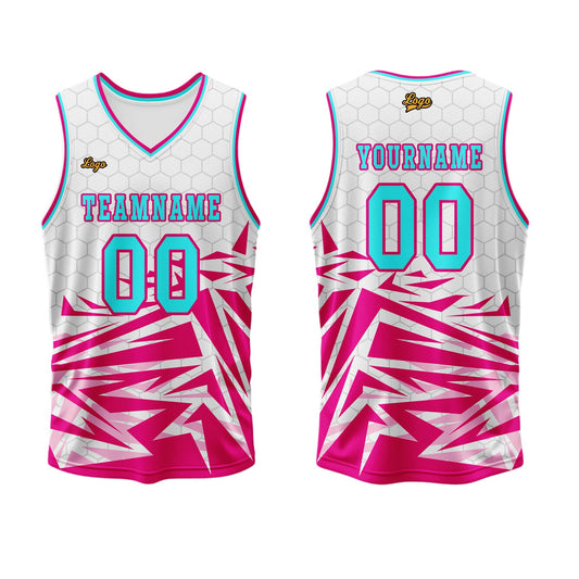 Benutzerdefinierter Pulver Blau Basketball Jersey Uniform Anzug gedruckt Ihr Logo Name Nummer